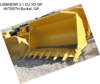 LIEBHERR 3.1 CU YD GP W/TEETH Bucket, GP