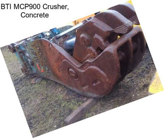 BTI MCP900 Crusher, Concrete