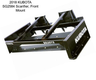 2018 KUBOTA SG2584 Scarifier, Front Mount