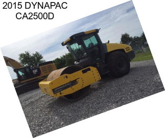 2015 DYNAPAC CA2500D