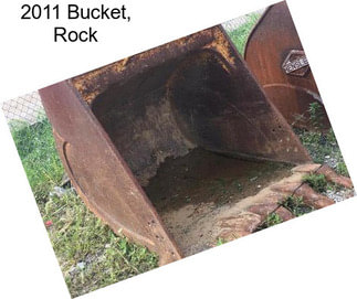 2011 Bucket, Rock