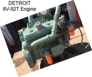 DETROIT 8V-92T Engine