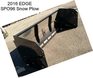 2016 EDGE SPO96 Snow Plow