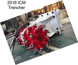 2018 ICM Trencher