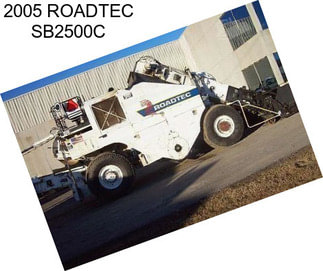 2005 ROADTEC SB2500C