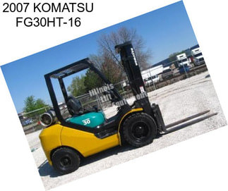 2007 KOMATSU FG30HT-16