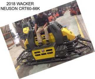 2018 WACKER NEUSON CRT60-66K