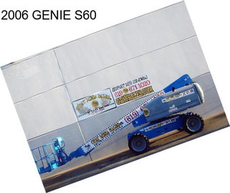 2006 GENIE S60