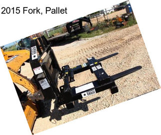 2015 Fork, Pallet