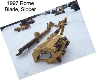 1997 Rome Blade, Sloper