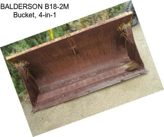 BALDERSON B18-2M Bucket, 4-in-1