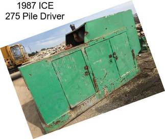 1987 ICE 275 Pile Driver