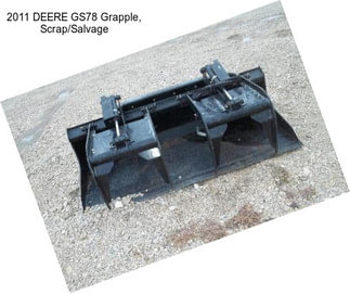 2011 DEERE GS78 Grapple, Scrap/Salvage