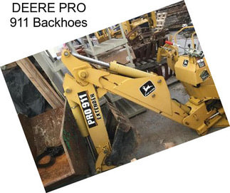 DEERE PRO 911 Backhoes