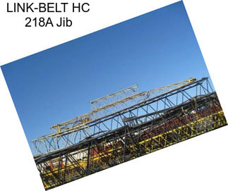 LINK-BELT HC 218A Jib