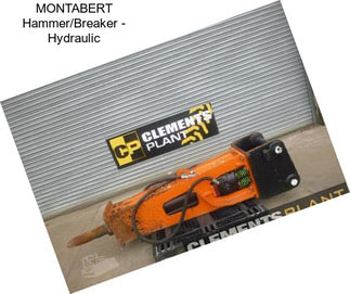 MONTABERT Hammer/Breaker - Hydraulic