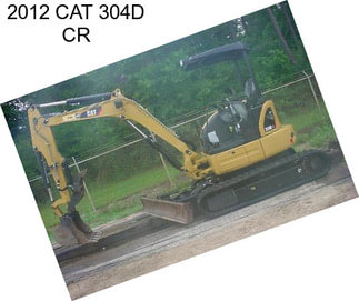 2012 CAT 304D CR