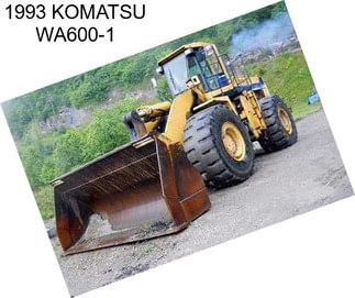 1993 KOMATSU WA600-1