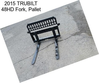 2015 TRUBILT 48HD Fork, Pallet