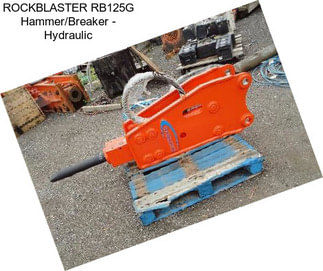 ROCKBLASTER RB125G Hammer/Breaker - Hydraulic