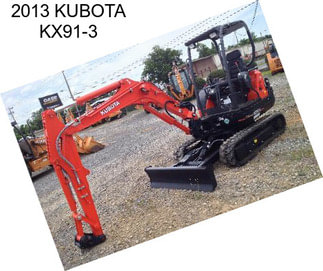 2013 KUBOTA KX91-3