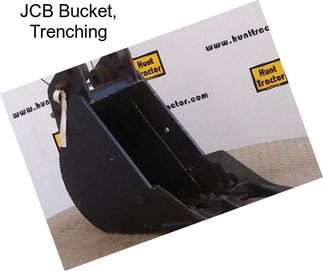 JCB Bucket, Trenching