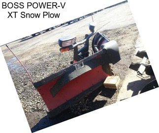 BOSS POWER-V XT Snow Plow