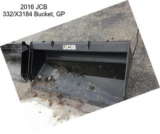 2016 JCB 332/X3184 Bucket, GP