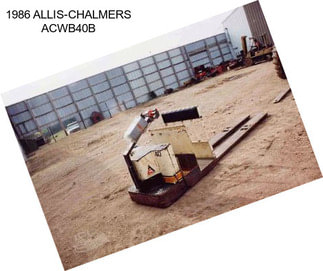 1986 ALLIS-CHALMERS ACWB40B