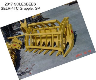 2017 SOLESBEES SELR-4TC Grapple, GP