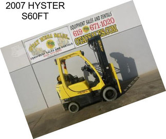 2007 HYSTER S60FT