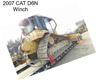 2007 CAT D6N Winch