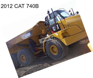 2012 CAT 740B