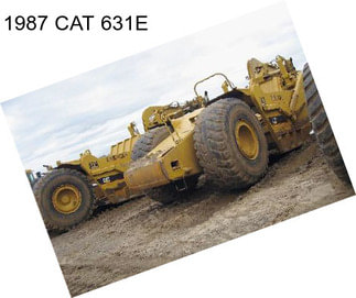 1987 CAT 631E