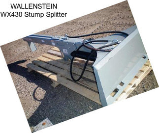 WALLENSTEIN WX430 Stump Splitter