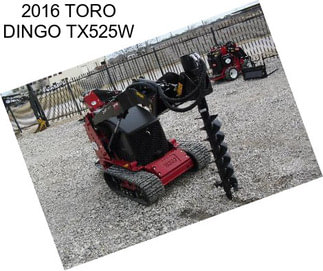 2016 TORO DINGO TX525W