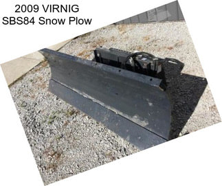 2009 VIRNIG SBS84 Snow Plow