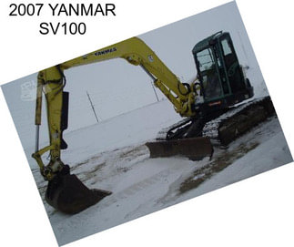 2007 YANMAR SV100