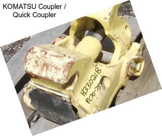 KOMATSU Coupler / Quick Coupler