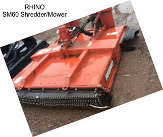 RHINO SM60 Shredder/Mower