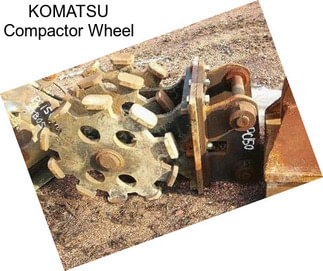 KOMATSU Compactor Wheel