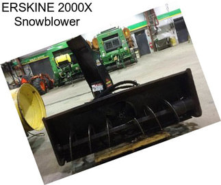 ERSKINE 2000X Snowblower