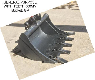 GENERAL PURPOSE WITH TEETH 600MM Bucket, GP