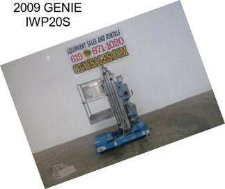 2009 GENIE IWP20S