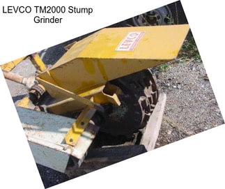 LEVCO TM2000 Stump Grinder