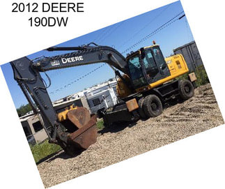 2012 DEERE 190DW