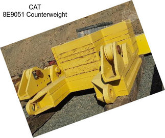 CAT 8E9051 Counterweight