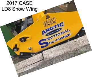 2017 CASE LD8 Snow Wing