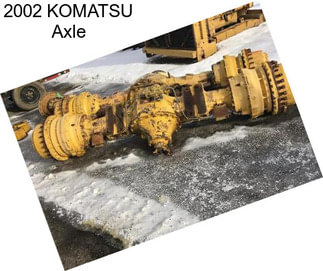 2002 KOMATSU Axle