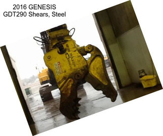 2016 GENESIS GDT290 Shears, Steel